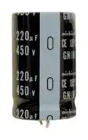 LGN2W101MELA25: Electrolytic Capacitor, 100 µF, 450 V, ± 20%, Snap-In, 3000 hours @ 105°C