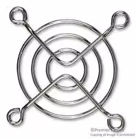 MC32690: Fan Finger Guard, Steel - Wire Form, Axial Fans, 42 mm, Bright Nickel Chrome