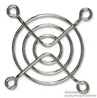 MC32690: Fan Finger Guard, Steel - Wire Form, Axial Fans, 42 mm, Bright Nickel Chrome