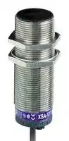 XSAV12801L10: Inductive Proximity Sensor, OsiSense XS, M30, 15 mm, SPST-NC, 24 to 240 Vac/dc, Pre-wired