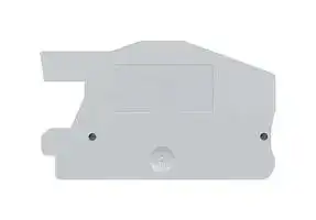 8WH9003-7WA00: Accessory, Grey, Siemens ALPHA FIX Series 4mm² 8WH Terminal Blocks, Cover, ALPHA FIX Series