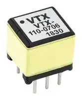 VTX-110-0706: Pulse Transformer, 1:1:1, 605 µH, 0.45 ohm