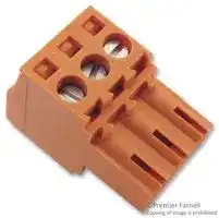 BL 3.5/3: Pluggable Terminal Block, 3.5 mm, 3 Ways, 22 AWG, 14 AWG, 1.5 mm², Screw
