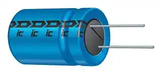 107CKE025MEM: Electrolytic Capacitor, 100 µF, 25 V, ± 20%, Radial Leaded, 2000 hours @ 105°C, Polar