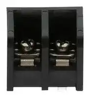 38969-0002: Panel Mount Barrier Terminal Block, 1 Row, 2 Ways, 20 AWG, 8 AWG, 12.7 mm, 50 A