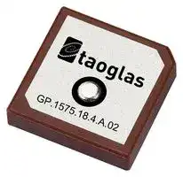 GP.1575.18.4.A.02: Patch Antenna, 1.575GHz, 1.5 VSWR, 2.5dBi Gain, 50ohm, Right Hand Circular Polarisation, Adhesive