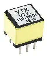 VTX-110-0907: Pulse Transformer, 1:1, 47 mH, 1.58 ohm, 1.5 kVrms