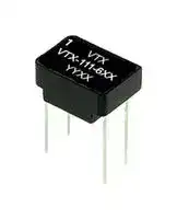 VTX-111-601: Pulse Transformer, 1:1, 495 µH, 0.8 ohm, 8.5 Vµs, 500 Vrms, VTX-111-6xx Series