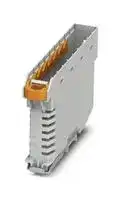 2201961: DIN RAIL HOUSING, LOWER, POLYAMIDE, GREY