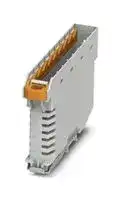 2201960: DIN RAIL HOUSING, LOWER, POLYAMIDE, GREY