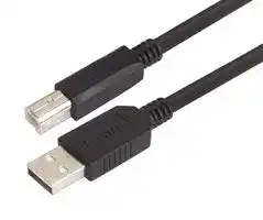 CSUZAB-2M: USB Cable, Type A Plug to Type B Plug, 2 m, 6.6 ft, USB 2.0, Black
