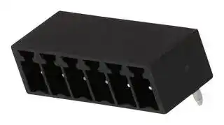 39512-1006: 3.81MM EURO HEADER RA BLK 6CKT