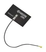9003034F0-AA10L0050: RF Antenna, 3.3 to 5 GHz, 5G/4G/LTE/LTE MIMO/M2M/IoT, 4.3 dBi, 50 ohm, Adhesive/MHF1 Connector