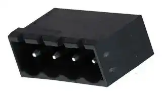 39522-1004: 5.0MM EURO HEADER RA BLK 4CKT
