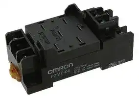 P7MF-06: Relay Socket, DIN Rail, Panel, Screw, 6 Pins, 15 A, 250 VAC, POWER RELAYS MKS-X