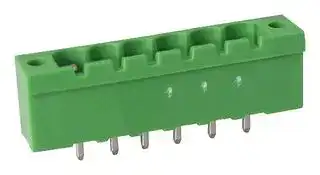 CTBP9308/6FL: Terminal Block, Header, 5.08 mm, 6 Ways, 20 A, 450 V, Through Hole Vertical