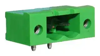 CTBP9358/2FL: Terminal Block, Header, 5.08 mm, 2 Ways, 20 A, 450 V, Through Hole Right Angle
