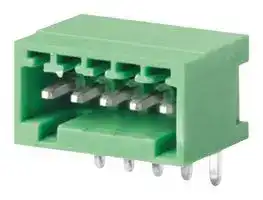 CTBP93HC/5: Terminal Block, Header, 2.5 mm, 5 Ways, 5 A, 250 V, Through Hole Right Angle