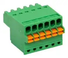 CSTBP92HC/6: Pluggable Terminal Block, 2.5 mm, 6 Ways, 0.5 mm², Push In