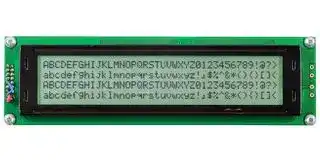 MC44005A6W-FPTLWI-V2: Alphanumeric LCD, 40 x 4, Black on White, 5V, I2C, English, Japanese, Transflective