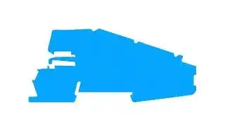 8WH9142-0AF01: Accessory, Siemens ALPHA FIX Series 2.5mm² 8WH Terminal Blocks, Support Bracket, ALPHA FIX Series