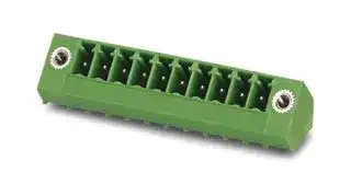 1827428: Terminal Block, w/Flange, Header, 3.81 mm, 2 Ways, 8 A, 160 V, Through Hole 45°
