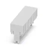 2201803: DIN RAIL HOUSING, 5U, POLYAMIDE, GREY