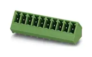 1827282: Terminal Block, Header, 3.81 mm, 3 Ways, 8 A, 160 V, Through Hole 45°
