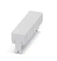 2201804: DIN RAIL HOUSING, 6U, POLYAMIDE, GREY
