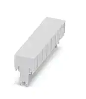 2201805: DIN RAIL HOUSING, 7U, POLYAMIDE, GREY