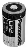CR-2PE/BN: Battery, 3 V, CR2, Lithium Manganese Dioxide, 850 mAh, Raised Positive and Flat Negative, 1