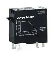 ED10C10: Solid State Relay, SPST-NO, 10 A, 100 VDC, DIN Rail, Socket, Plug In