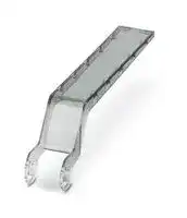2202627: DIN RAIL HOUSING, 8U, POLYAMIDE, CLR