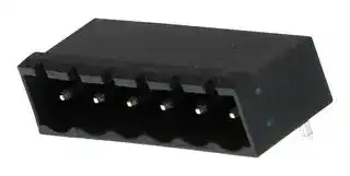 39532-1006: 5.08MM EURO HEADER RA BLK 6CKT