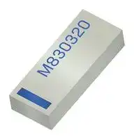 M830320: Antenna, Single Band Chip, Ceramic, 2.4425GHz, 8mm x 3mm x 1.3mm