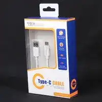 83-17593: White 3  USB 3.1 A To C Cable 3A 10Gb Wi