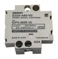 G32A-A420-VD DC12-24: Solid State Relay, 20 A, 480 VAC, DIN Rail, Screw
