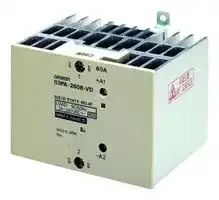 G3PA-260B-VD DC5-24: Solid State Relay, SPST-NO, 60 A, 240 VAC, DIN Rail, Screw, Zero Crossing