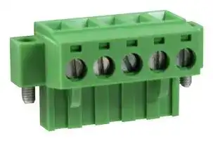 CTBP9208/5FL: Pluggable Terminal Block, 5.08 mm, 5 Ways, 1.6 mm², Screw