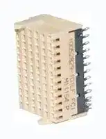 10052842-101LF: Connector, FCI AirMax VS, 96 Contacts, 1.4 mm, Receptacle, Press Fit, 8 Rows