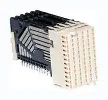 10114633-101LF: Connector, FCI AirMax VS, 72 Contacts, 1.4 mm, Receptacle, Press Fit, 6 Rows