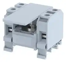 DBK 1X2: Panel Mount Barrier Terminal Block, 57 A, 800 V, 5 Pole, 1, Screw, 1 AWG