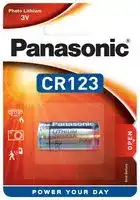 CR-123AL/1BP: Battery, 3 V, CR123A, Lithium Manganese Dioxide, 1.4 Ah, Raised Positive and Flat Negative, 1