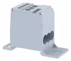 DBD16: Panel Mount Barrier Terminal Block, 76 A, 630 V, 7 Pole, 2, Screw