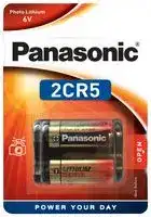 2CR-5L/1BP: Battery, 6 V, 2CR5, Lithium Manganese Dioxide, 1.4 Ah, Flat Recessed, 1