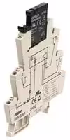 G3RV-SL500-A  DC24: Solid State Relay, SPST, 2 A, 24 VDC, DIN Rail, Push In
