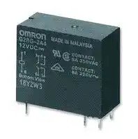 G2R-2A4   DC24: Power Relay, DPST-NO, 24 VDC, 4 A, G2R Series, Through Hole, Non Latching