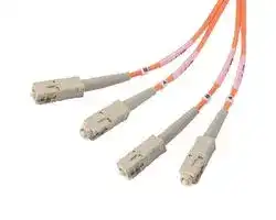 FODSC50-10: Fibre Optic Cable, Multimode, 2 Fibres, 50µm/125µmDia, SC-SC Duplex, 10m
