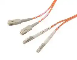 FODSC50-LC-01: Fibre Optic Cable, Multimode, 2 Fibres, 50µm/125µmDia, SC-LC Duplex, 1m