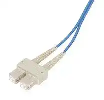 FODSC-BL-03: Fibre Optic Cable, Multimode, 2 Fibres, 62.5µm/125µmDia, SC-SC Duplex, 3m